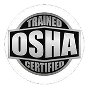 OSHA Certified badge