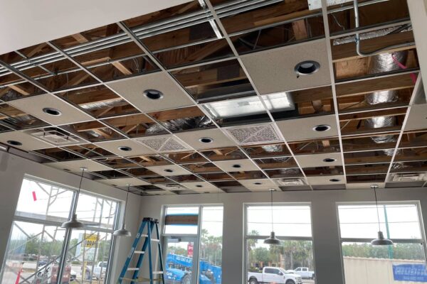 Kuebler Mechanical Completed Work - Taco Bell Ceiling